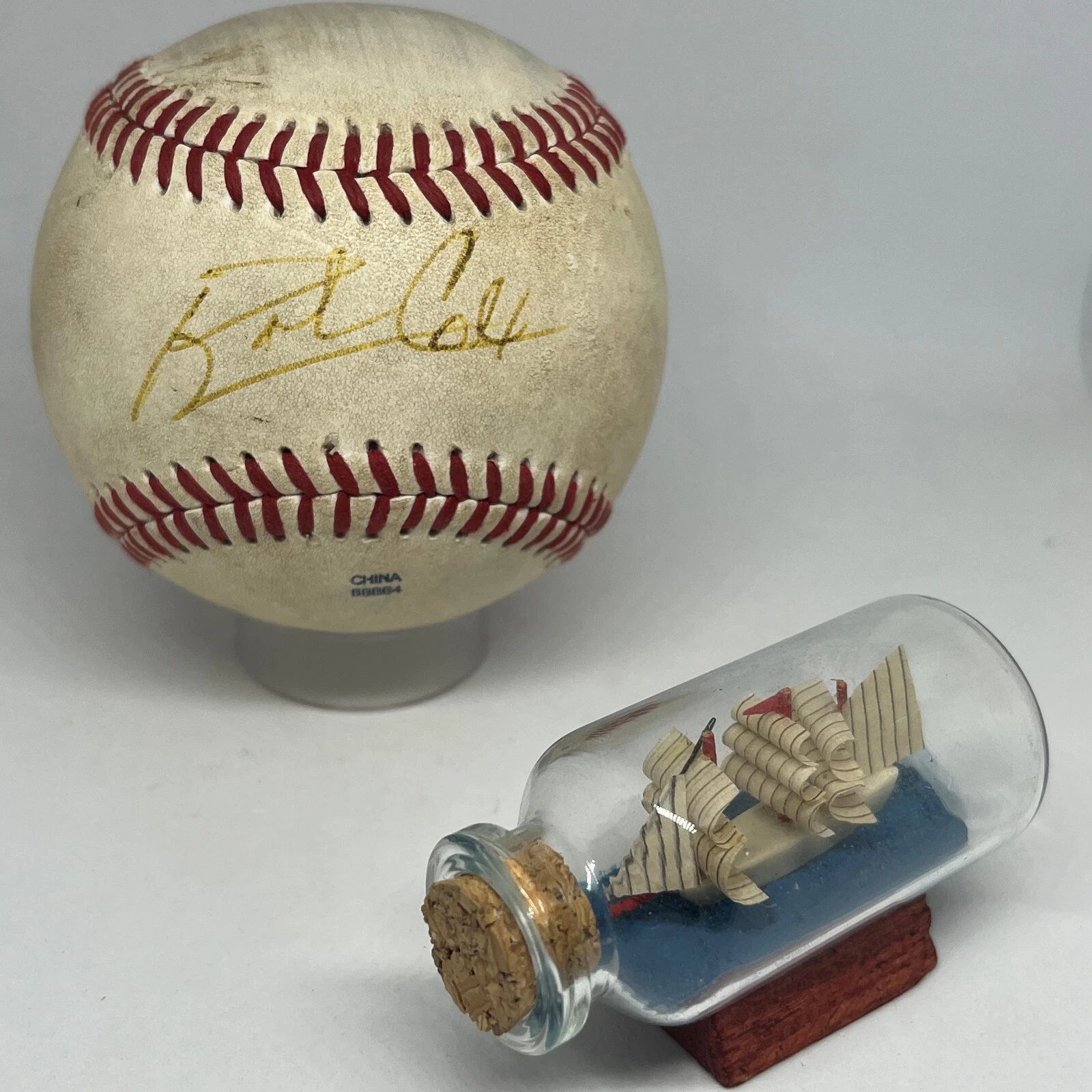 Bobby Cox signed Rawlings Minor League Baseball JSA COA Braves HOF Auto A3007