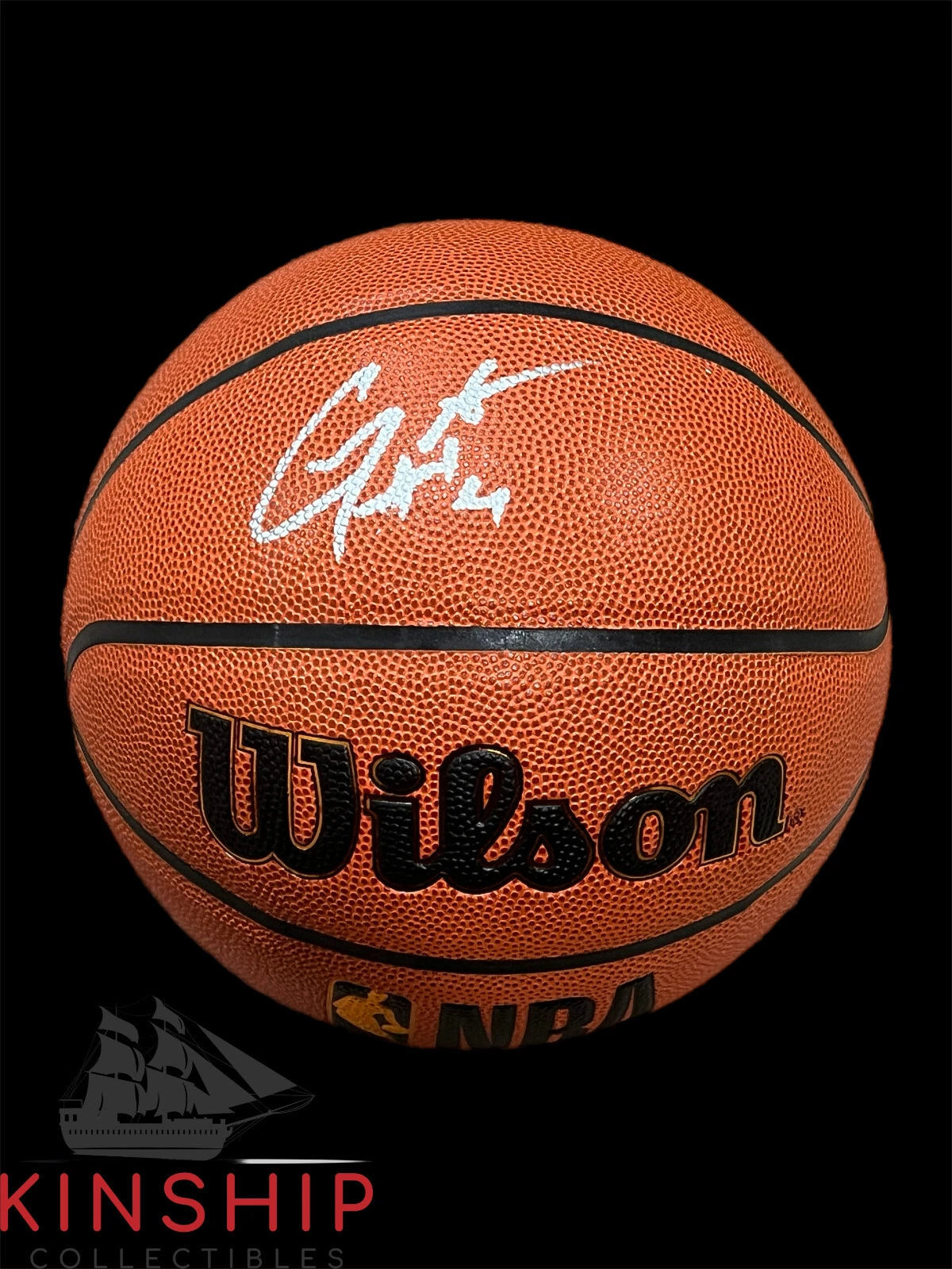 Caleb Martin signed Wilson Basketball JSA COA NBA Heat All Star A3022