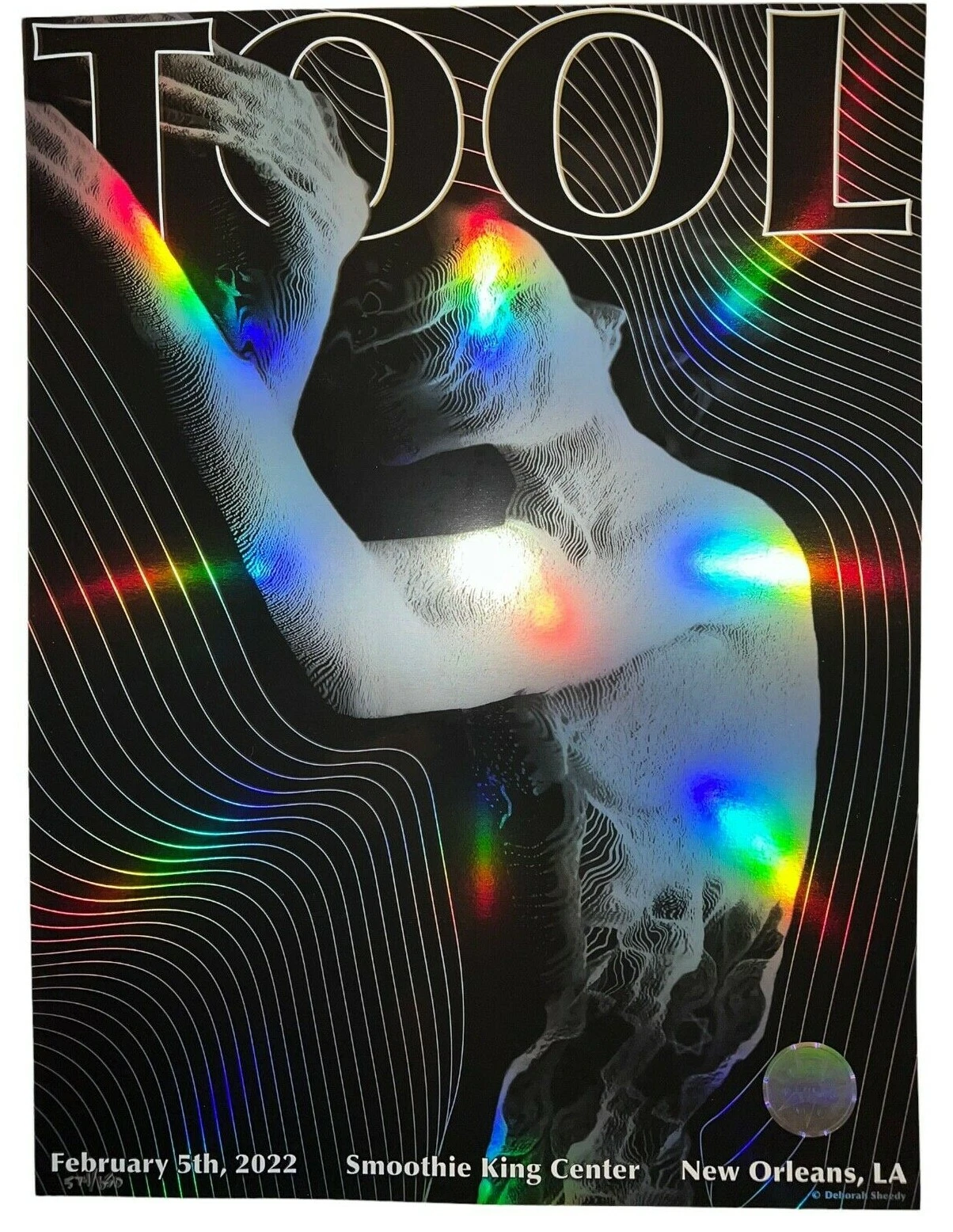 2022 TOOL NEW ORLEANS POSTER CONCERT TOUR 1/5/22 DEBORAH SHEEDY SMOOTHIE /650 !