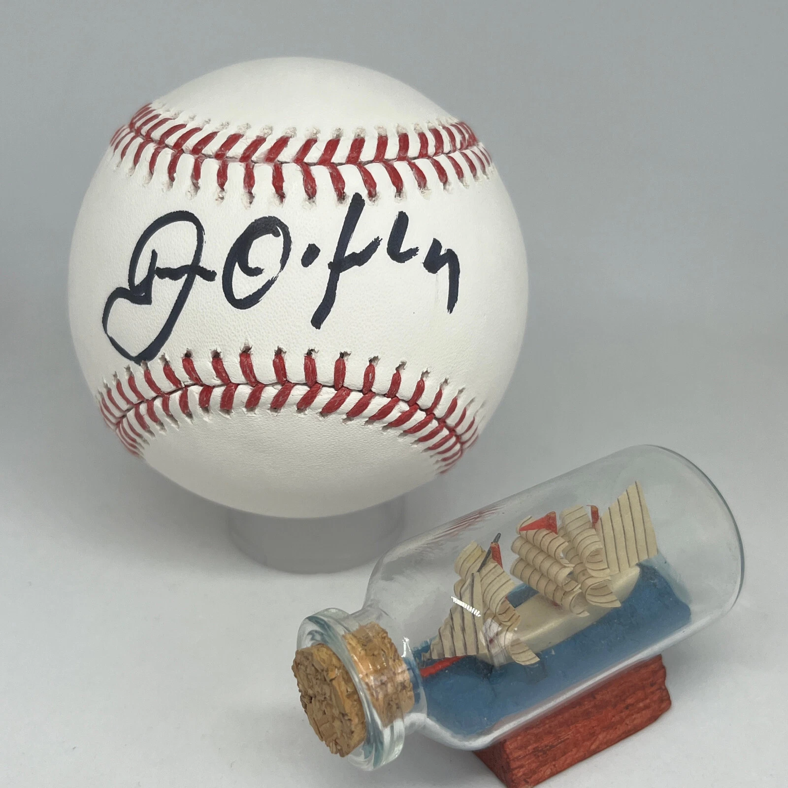 John O'Hurley signed Rawlings OML Baseball PSA DNA COA Actor Auto A3037