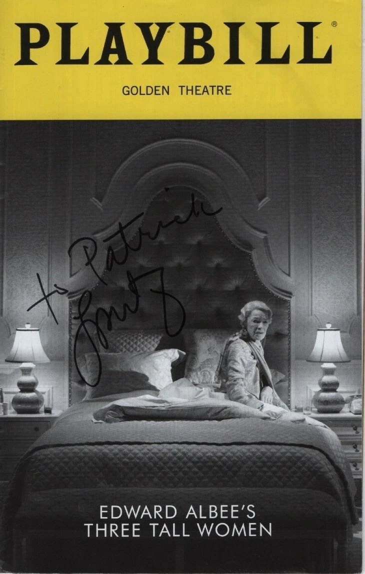 LAURIE METCALF Autographed Signed Playbill - To Patrick