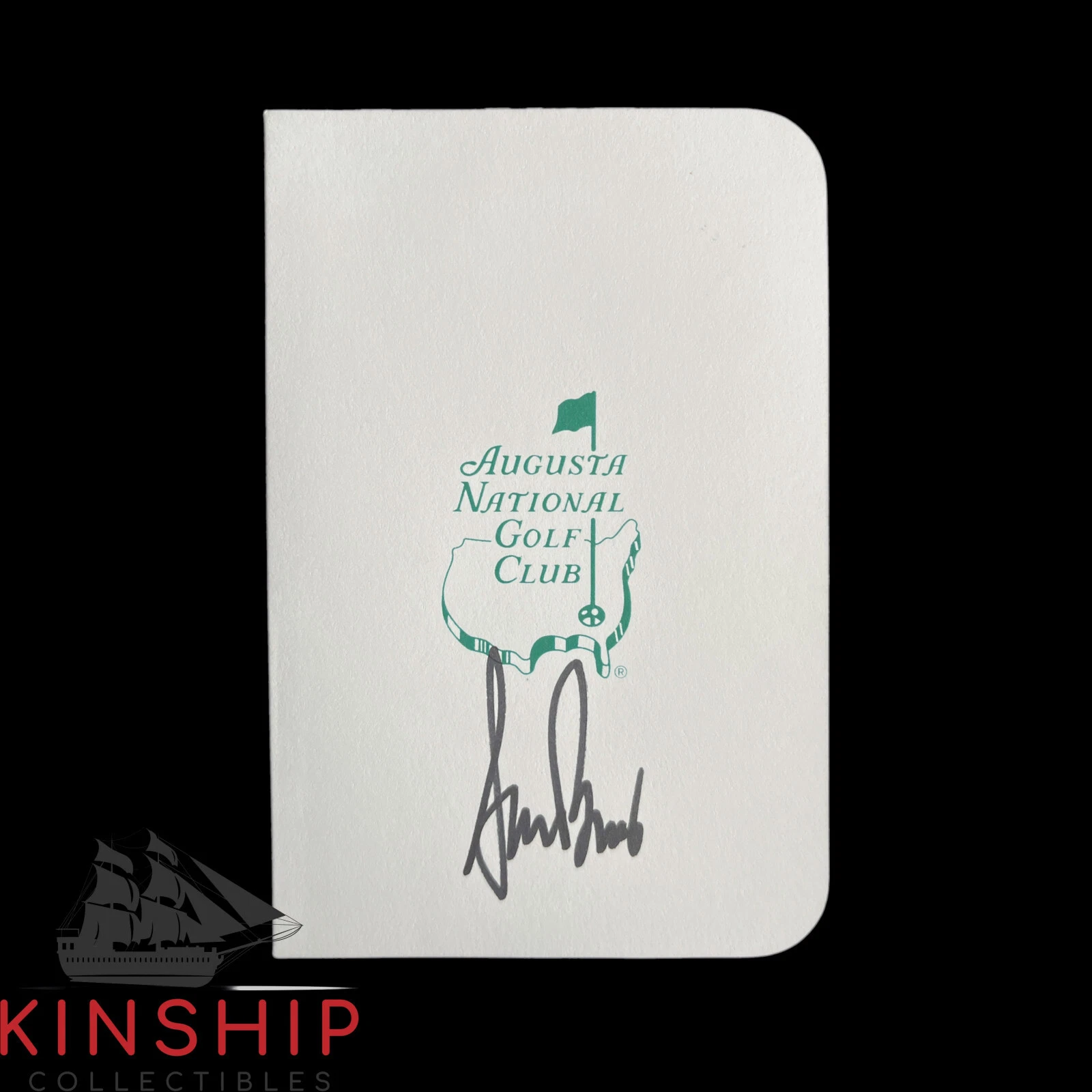 Sam Burns signed Masters Scorecard JSA COA Augusta PGA Golf Auto Z1571