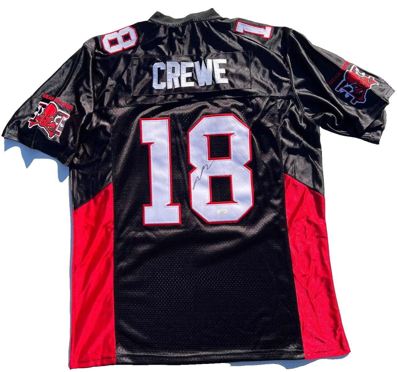 ADAM SANDLER SIGNED AUTOGRAPHED LONGEST YARD FOOTBALL JERSEY PAUL CREWE JSA COLLECTIBLE MEMORABILIA