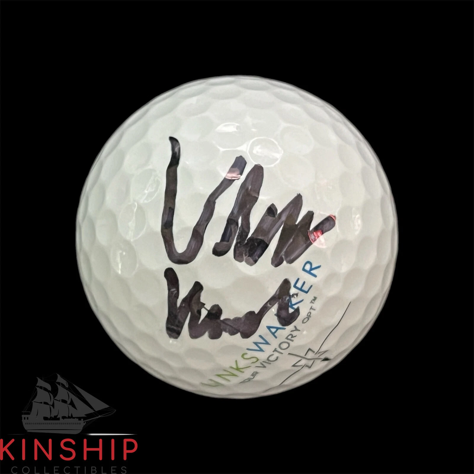 Viktor Hovland signed OSU College Logo Golf Ball JSA COA PGA Masters Auto A3232