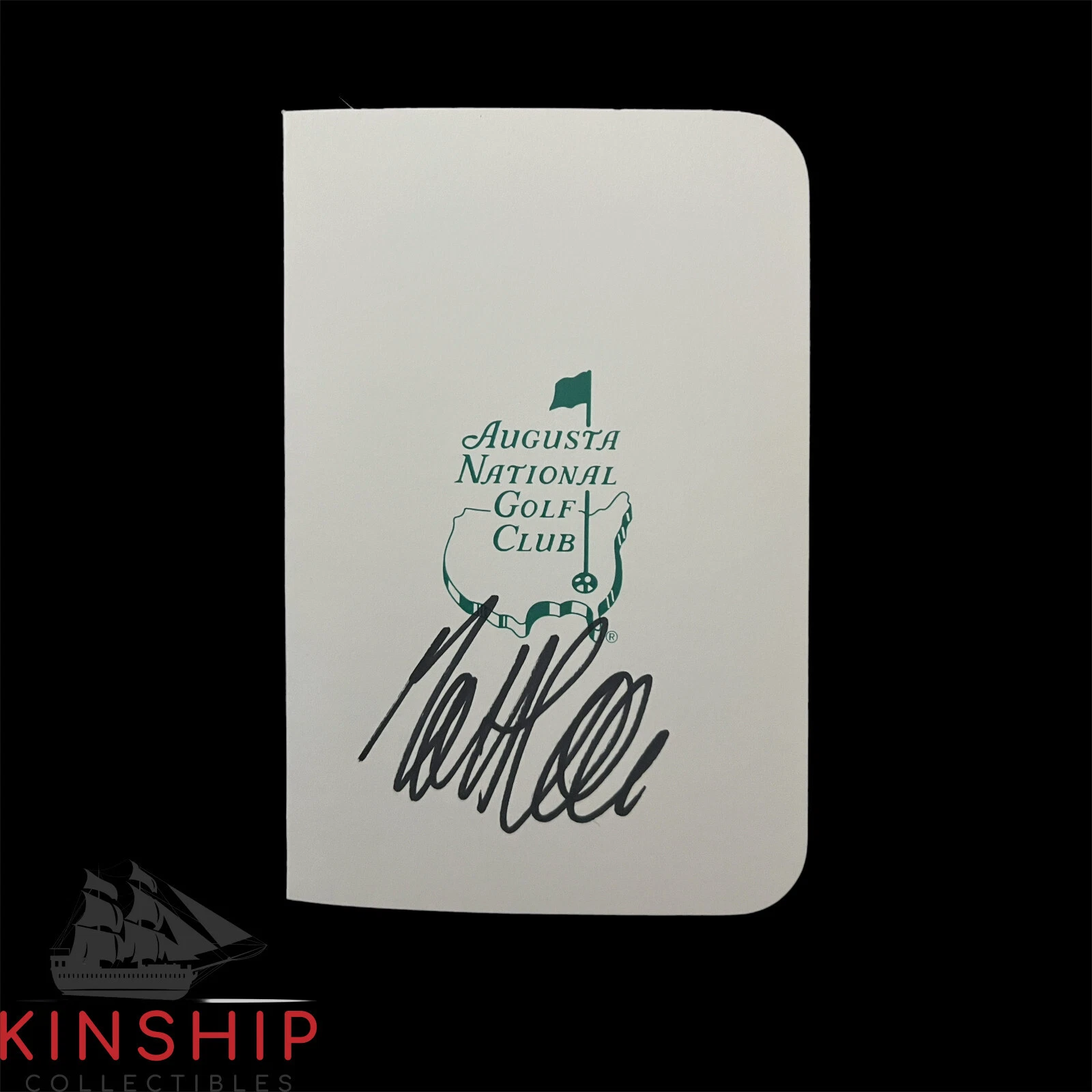 Mattieu Pavon signed Masters Scorecard JSA COA Augusta PGA Golf Auto Z1711