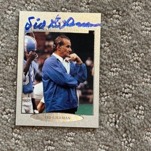 1997 Upper Deck Legends #162 signed autographed Sid Gillman card
