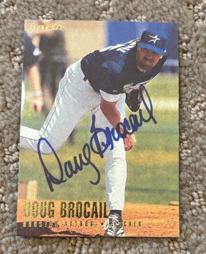 1996 Fleer Doug Brocail #U138 Auto Signed Autographed Card Astros