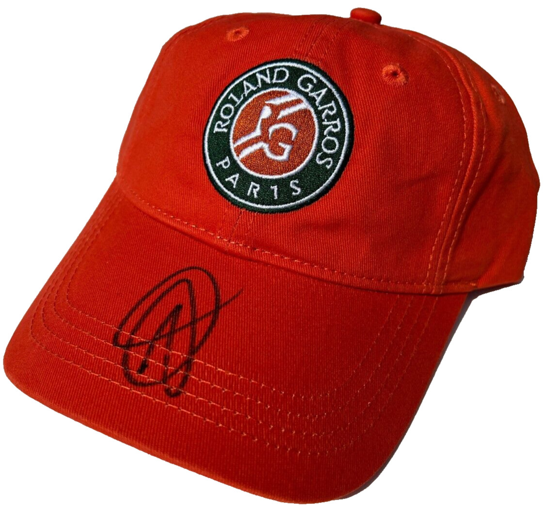 NOVAK DJOKOVIC SIGNED FRENCH OPEN ROLAND GARROS TENNIS HAT CAP WIMBLEDON JSA !