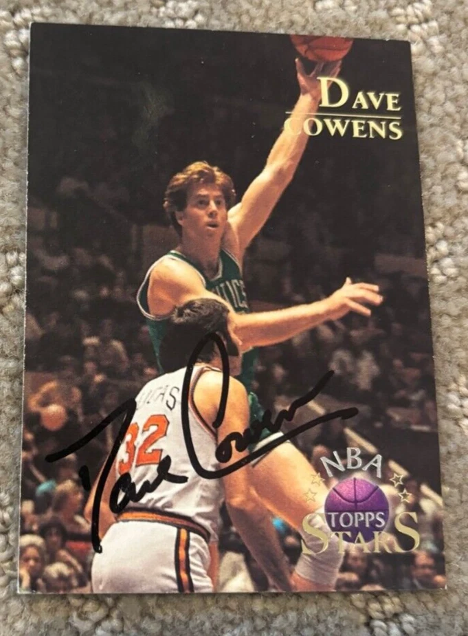1996 Topps Stars Dave Cowens signed autographed card #11 Boston Celtics