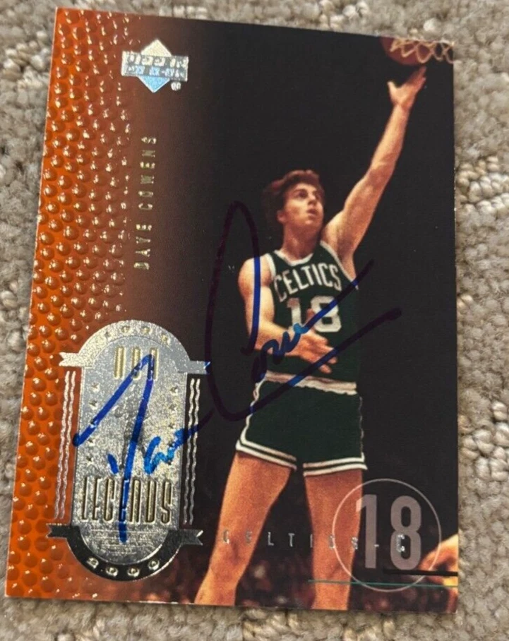 1999 Upper Deck Legends #27 Dave Cowens signed autographed card Boston Celtics