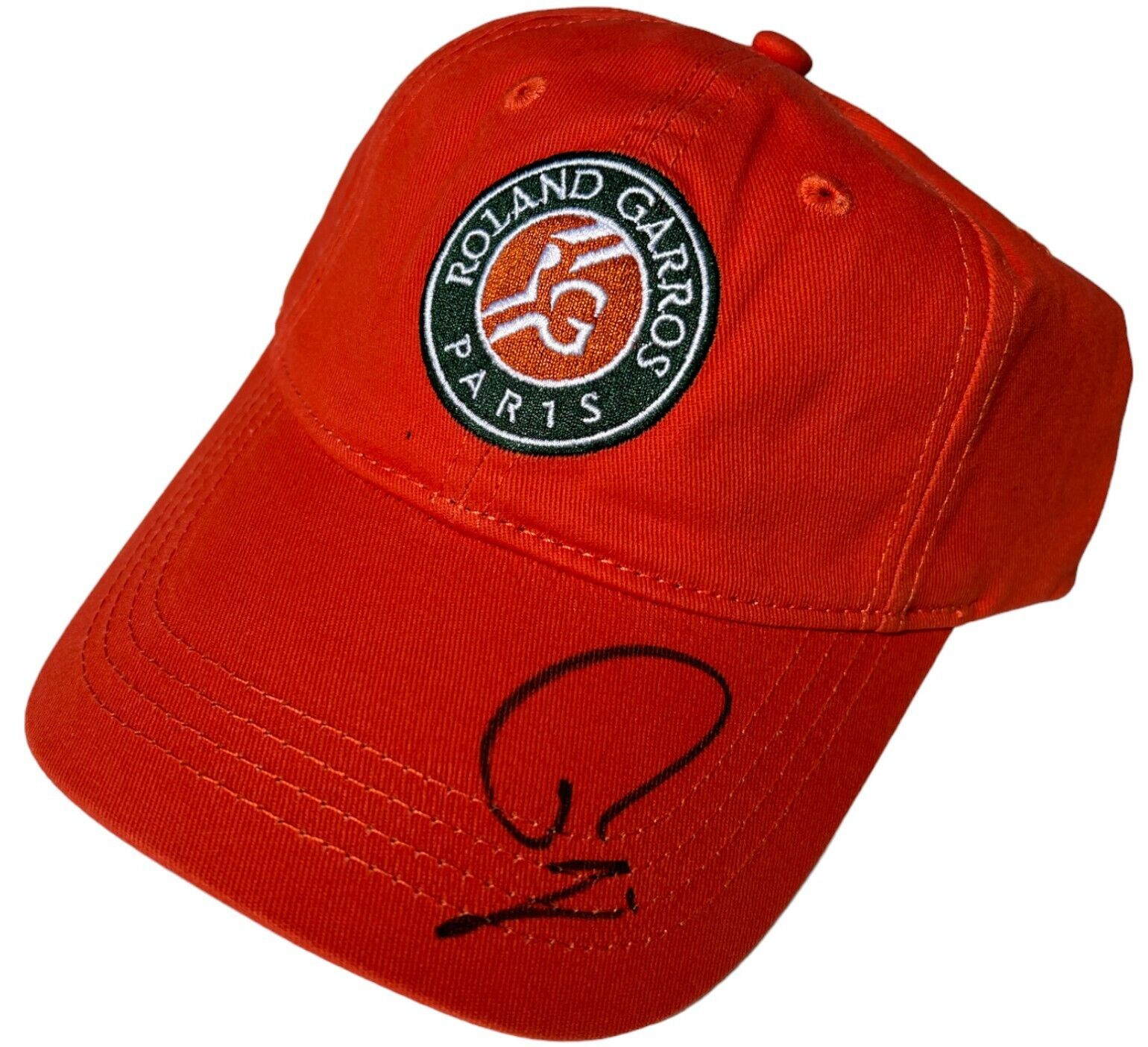 RAFAEL NADAL SIGNED FRENCH OPEN ROLAND GARROS TENNIS HAT CAP RAFA JSA *RARE*