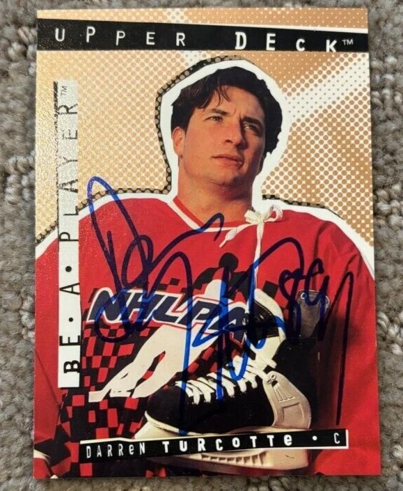 1994-95 Be A Player #14 Darren Turcotte signed autographed Card IN Person