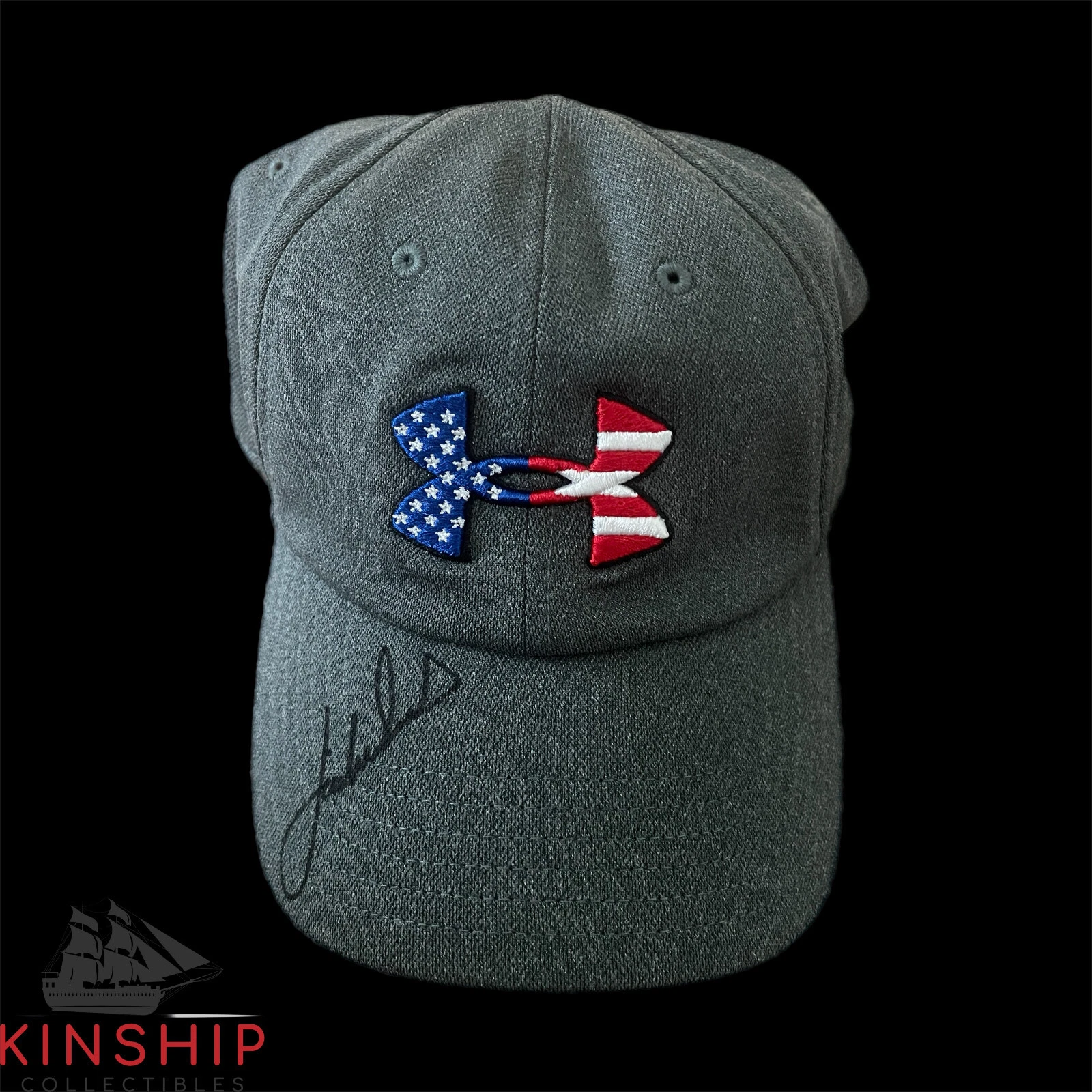 Jordan Spieth signed Under Armour Hat JSA COA PGA Masters Golf Auto Z1333