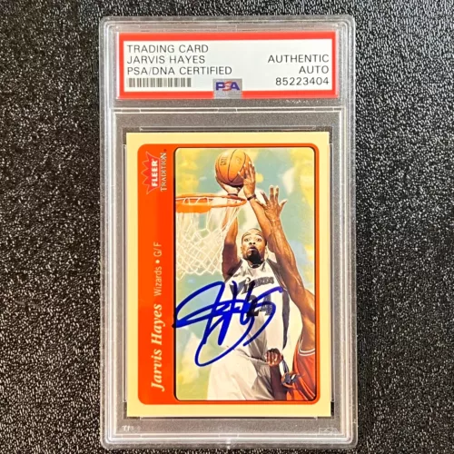 2004-05 Fleer Tradition #118 Jarvis Hayes Signed Card AUTO PSA Slabbed Wizards