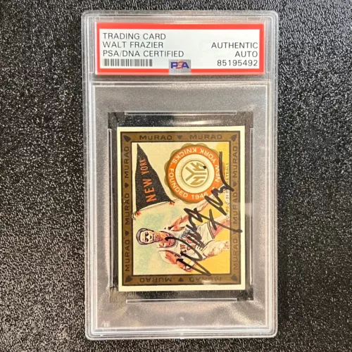 2009 TOPPS MURAD BASKETBALL #148 WALT FRAZIER SIGNED CARD AUTO PSA SLABBED KNICK COLLECTIBLE MEMORABILIA