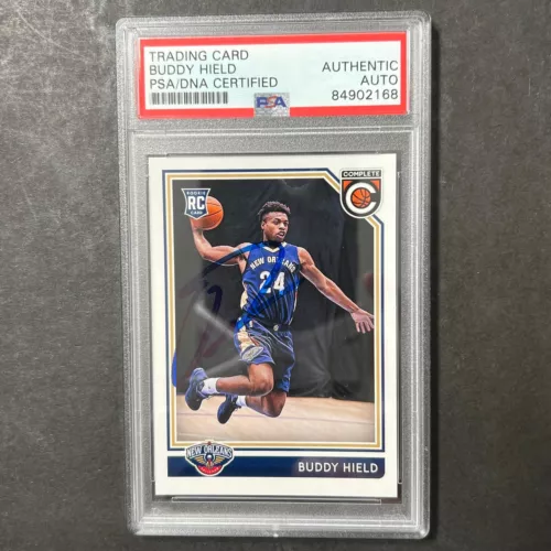 2016-17 PANINI COMPLETE #258 BUDDY HIELD SIGNED CARD AUTO PSA SLABBED PELICANS R COLLECTIBLE MEMORABILIA