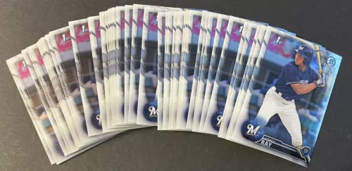 2016 BOWMAN CHROME DRAFT BASEBALL #BDC-100 COREY RAY 47X CARD LOT COLLECTIBLE MEMORABILIA