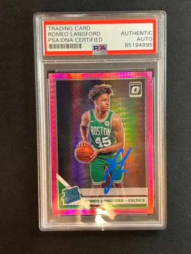 PSA 9! 2019 Romeo Langford Rookie Card! orders Panini Donruss Optic!