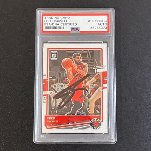 2020-21 PANINI DONRUSS OPTIC #131 FRED VANVLEET SIGNED CARD AUTO PSA SLABBED RAP COLLECTIBLE MEMORABILIA