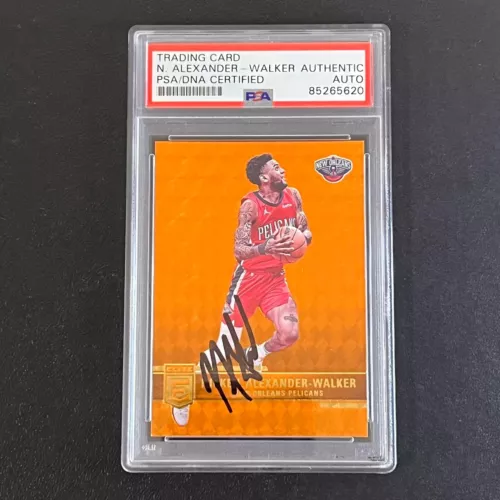 2021-22 DONRUSS ELITE BASKETBALL #107 NICKEIL ALEXANDER-WALKER SIGNED CARD AUTO COLLECTIBLE MEMORABILIA