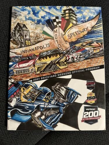 2021 INDY FALL GRAND PRIX PROGRAM SIGNED BY WINNER WILL POWER AUTOGRAPHED 500 COLLECTIBLE MEMORABILIA