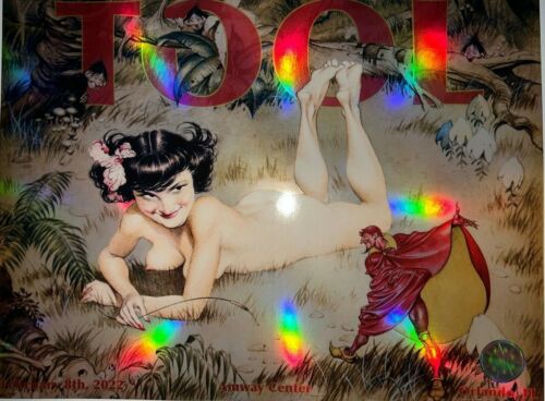 2022 TOOL ORLANDO POSTER CONCERT TOUR 2/8/22 FRANK FRAZETTA GIRLS /580 ! COLLECTIBLE MEMORABILIA