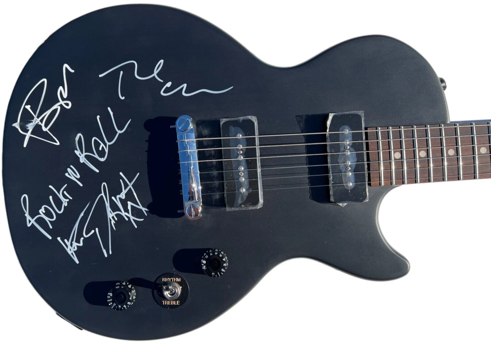 GREEN DAY SIGNED FULL SIZE ELECTRIC GUITAR BILLIE JOE ARMSTRONG DIRNT & COOL JSA