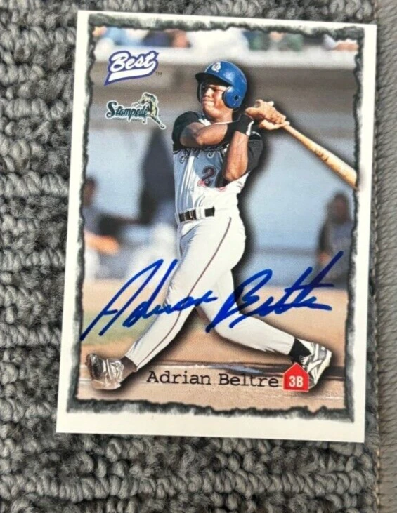 Adrian Beltre signed autographed Best Minor League Card Los Angeles Dodgers