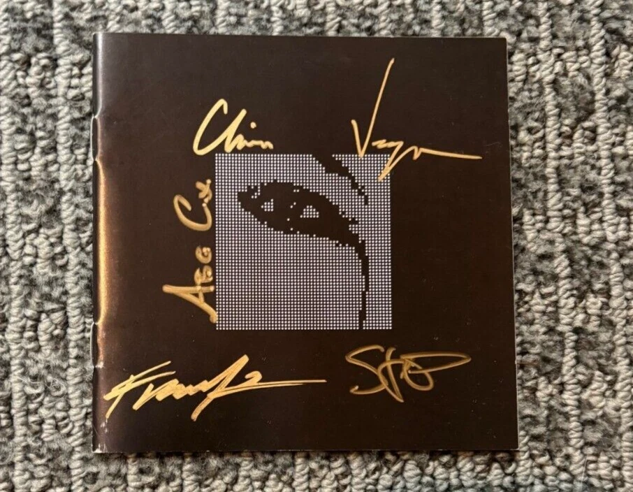 Deftones signed autographed CD booklet Ohms Chino Moreno + 4 Others