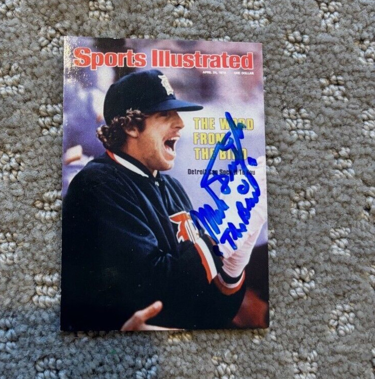 Mark Fidrych signed autographed Fleer 1999 Sports Ilustrated Card C35