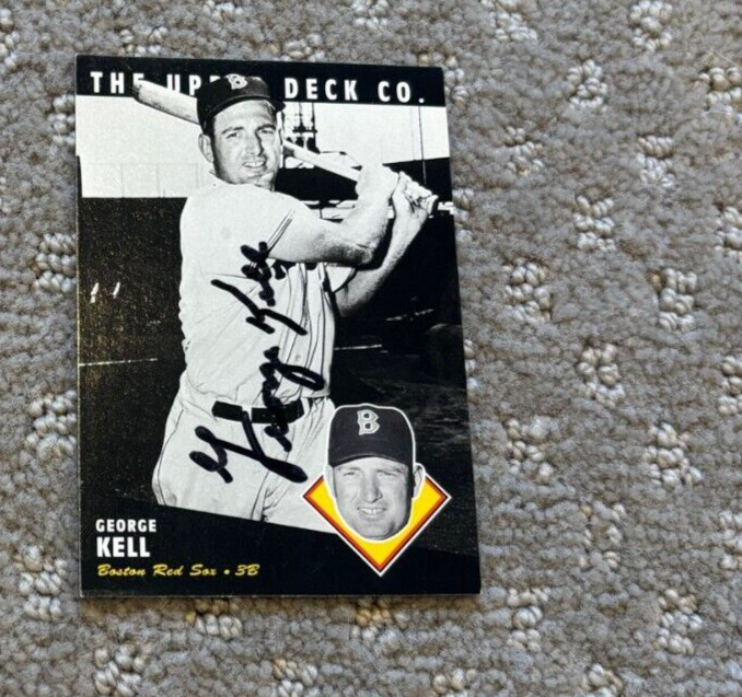 George Kell signed autographed 1994 Upper Deck All-Time Heroes Boston Red Sox