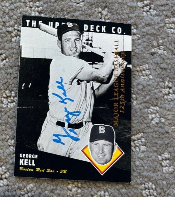 George Kell signed autographed 1994 Upper Deck All-Time Heroes 25th Anniversary