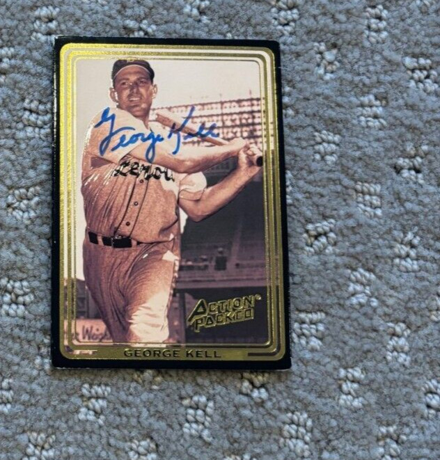 George Kell signed autographed 1993 Action Packed Card #11 Detroit Tigers
