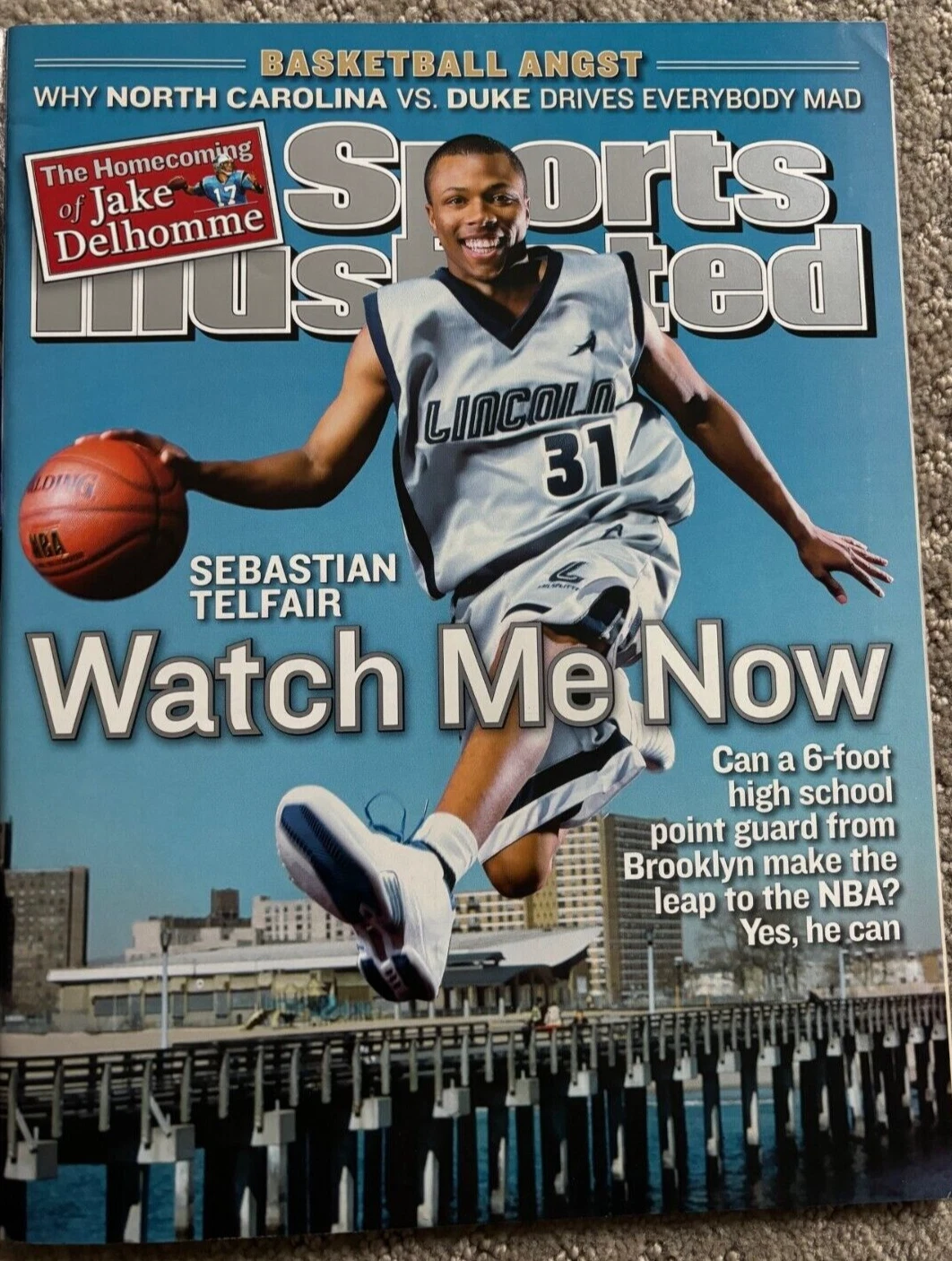 Sebastian Telfair Sports Illustrated Magazine News Stand No Label