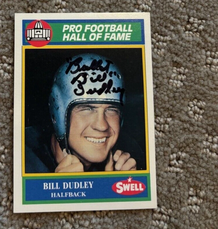 Bill Dudley 1988 Swell Football Card #30 Signed Autographed Steelers
