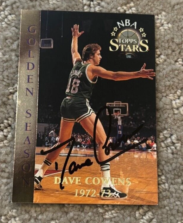 Dave Cowens signed autographed card 1996 Topps Stars #61 Boston Celtics