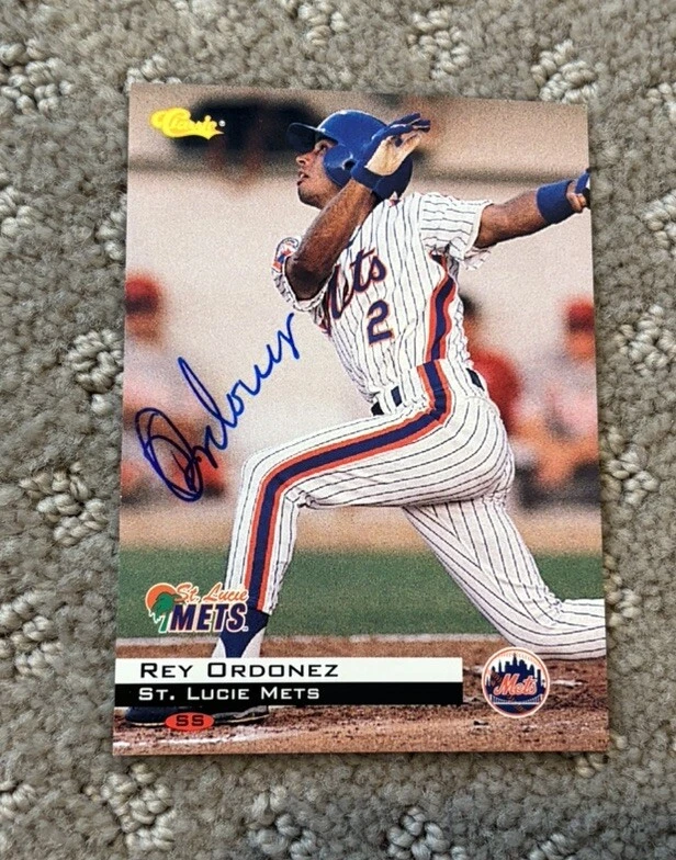 Rey Ordonez signed autographed 1994 Classic Best Card New York Mets #114