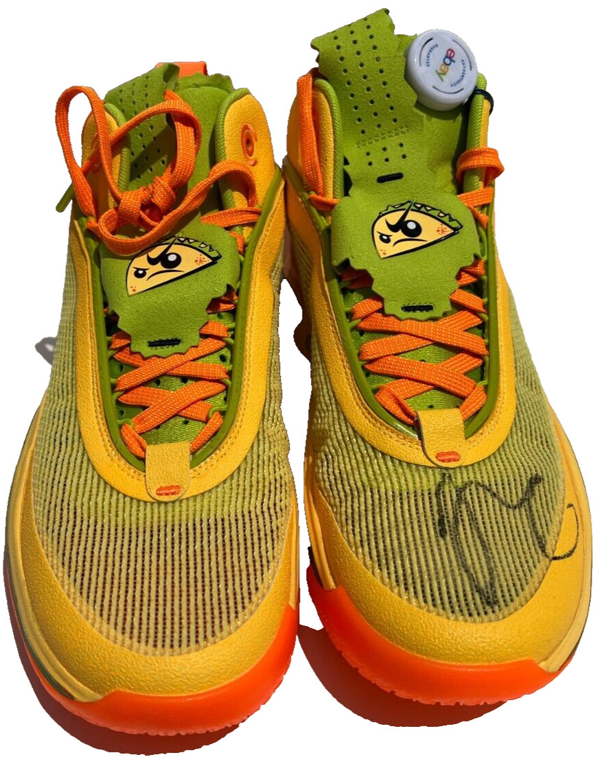 JAYSON TATUM SIGNED NIKE AIR JORDAN 36 NITRO TACO JAY BASKETBALL SHOE JSA