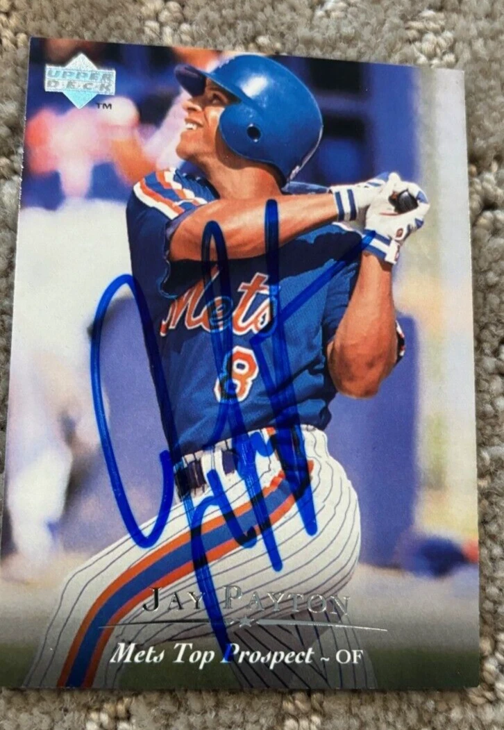 1995 Upper Deck Minors Jay Payton signed autographed card #195 New York Mets