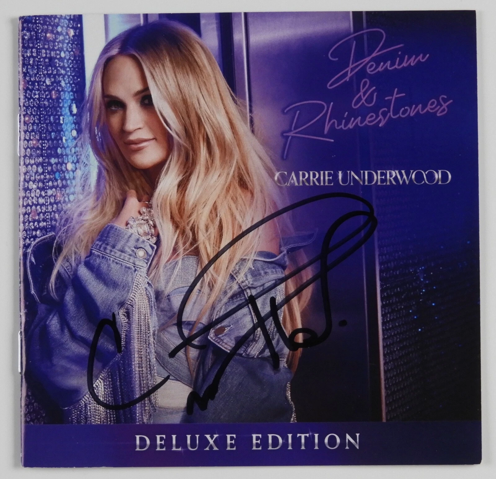 Carrie Underwood JSA signed autograph CD Booklet Denim & Rhinestones