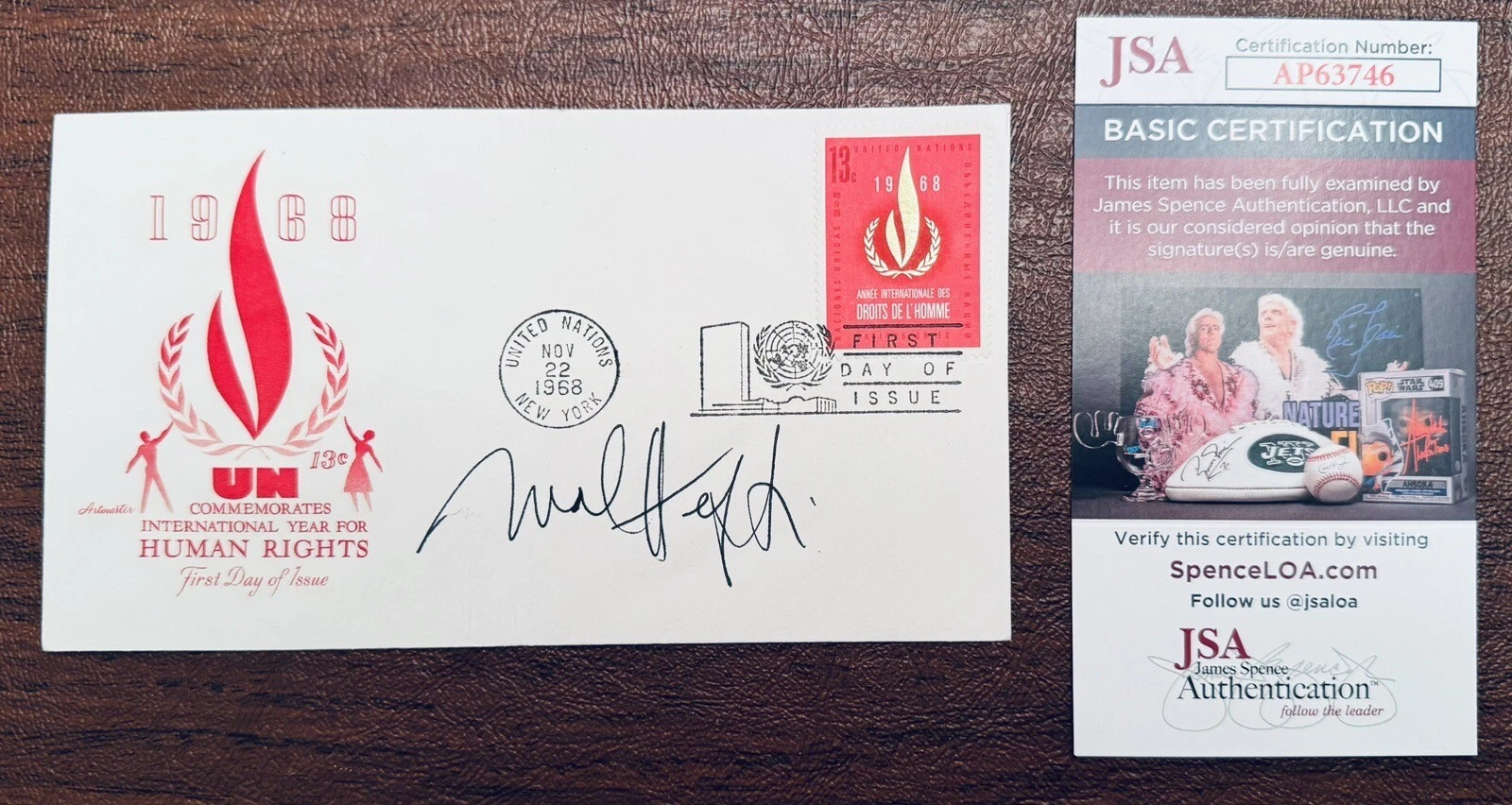 Neal Hefti Signed Autographed First Day Cover JSA Cert Batman Theme Composer