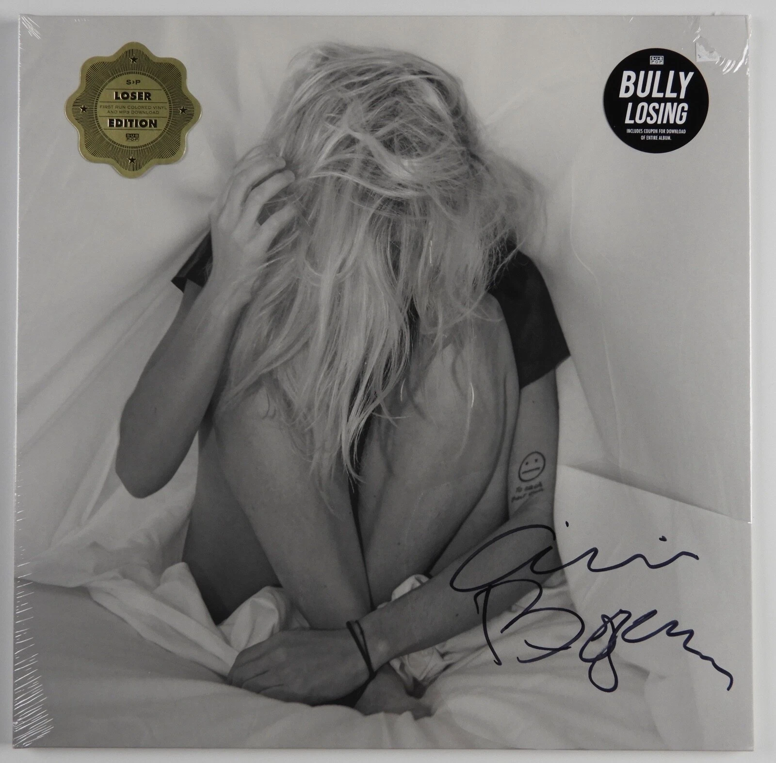 ALICIA BOGNANNO BULLY JSA AUTOGRAPH SIGNED ALBUM VINYL LP LOSING COLLECTIBLE MEMORABILIA