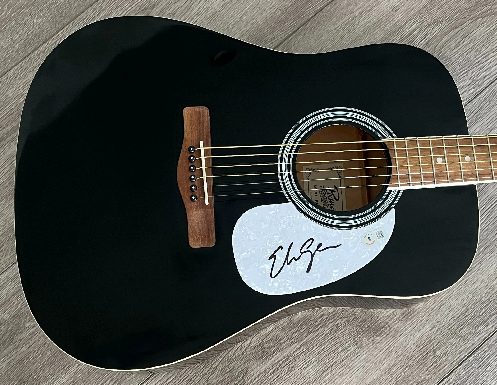 ELVIE SHANE SIGNED AUTOGRAPH BLACK 41