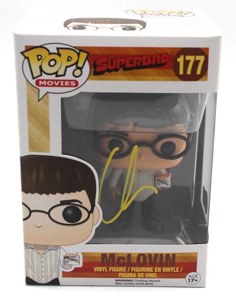 Christopher Mintz Plasse Signed Superbad McLovin #177 Funko Pop w/Beckett COA
