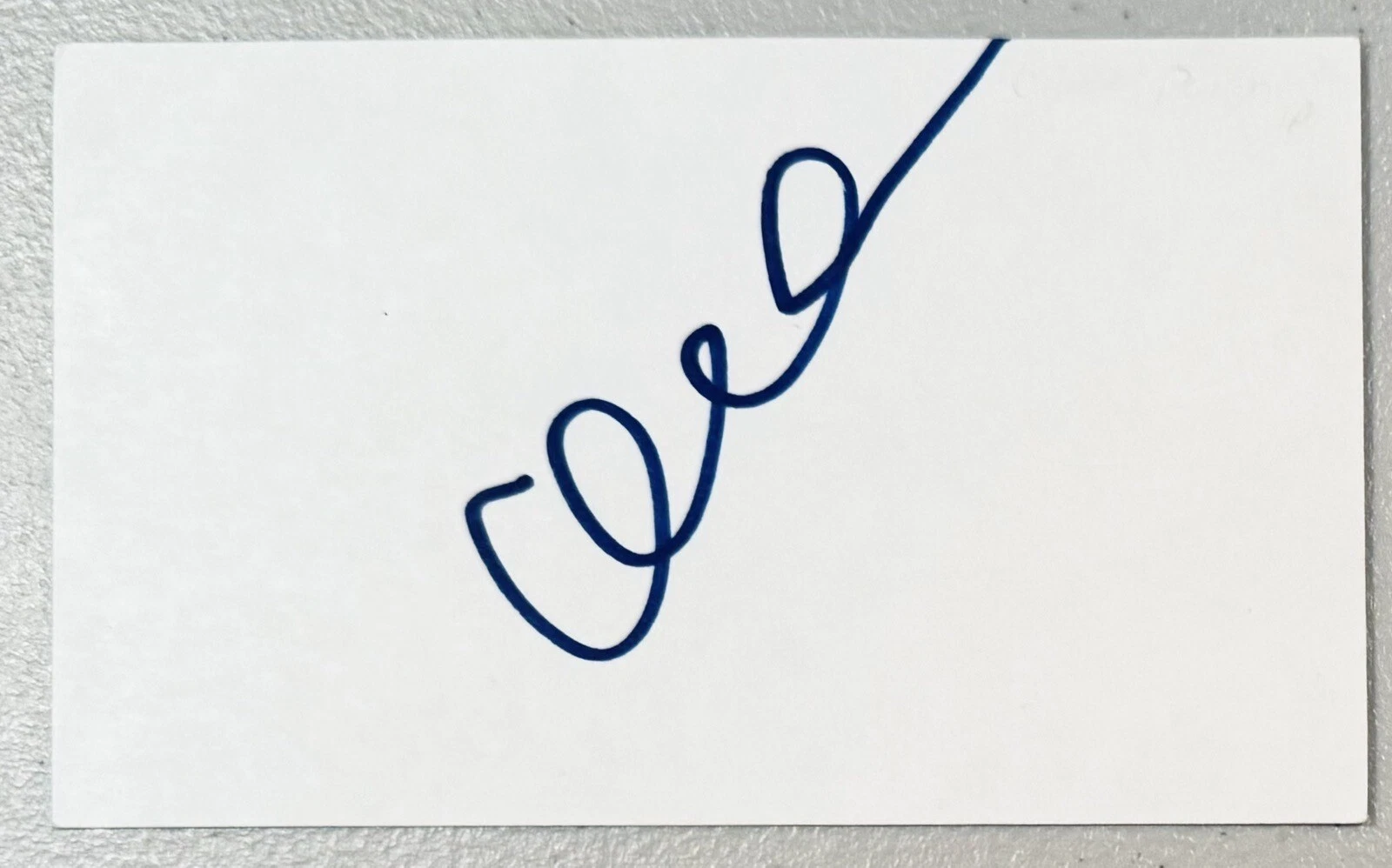 Chris Penn Signed Autographed 3x5 Card SWAU Authenticated Reservoir Dogs