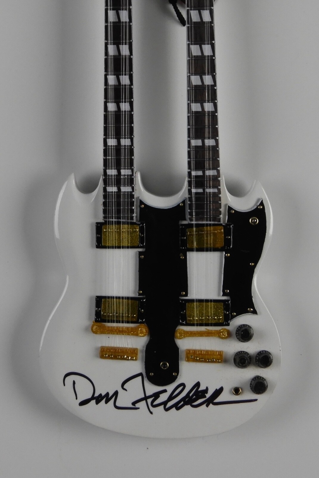 Don Felder The Eagles JSA Autograph Signed Mini Guitar Axe Heaven Scale