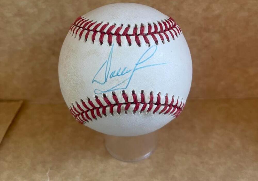 DALLAS GREEN PHILLIES/YANKEES SIGNED AUTO A.L. BASEBALL JSA AUTH
