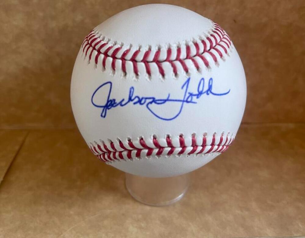 JACKSON TODD METS SIGNED AUTO M.L. BASEBALL BECKETT AUTH