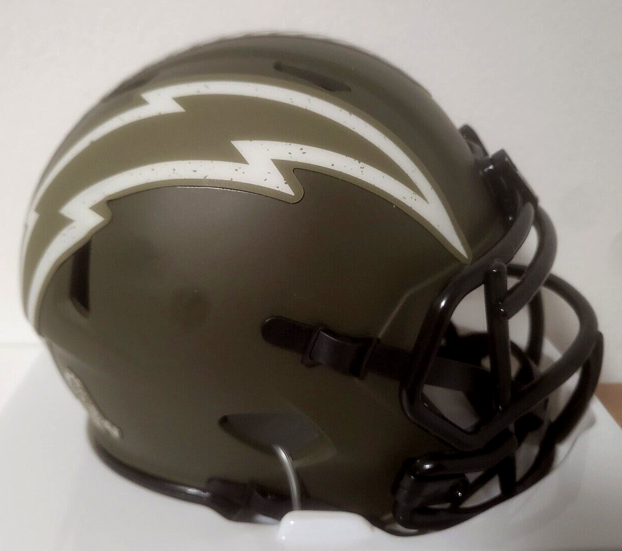 NFL SAN DIEGO CHARGERS 22 SALUTE TO SERVICE UNSIGNED RIDDELL MINI HELMET