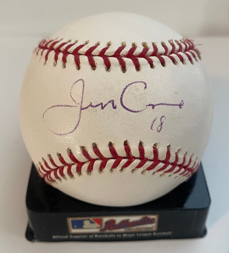JEFF CONINE FLORIDA MARLINS SIGNED AUTOGRAPHED AUTO M.L. BASEBALL W/COA W/CUBE